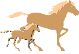 Mare and Foal animation